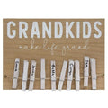 Grandkids Make Life Grand Clothespin Sign (Pack of 2)