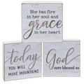 Fire & Grace Block 3 Asstd. (Pack of 4)