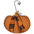 Short Pumpkin Ornament w/Ribbon (Pack of 4)