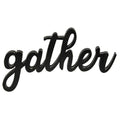 Hanging Black Script Gather Sign (Pack of 4)