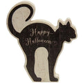 Happy Halloween Black Cat Chunky Sitter (Pack of 4)