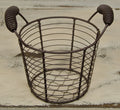 Metal Mesh Basket w/Handles (Pack of 4)