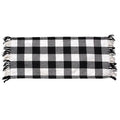 Black & White Buffalo Check Long Runner (Pack of 2)