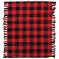 Red & Black Buffalo Check Table Square