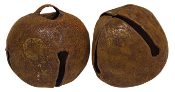 48/Pkg Rusty Jingle Bells 13mm  (Pack of 4)