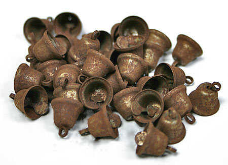 36/Pkg Rusty Tin Liberty Bells 3/8" (Pack of 4)