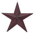 Burgundy Barn Star 12"  (Pack of 4)