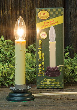 5" Country Candle Lamp  (Pack of 4)
