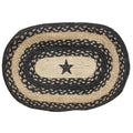 Primitive Pewter Star Braided Placemat (Pack of 2)