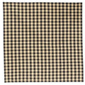 Black & Tan Check Fabric Napkin (Pack of 4)
