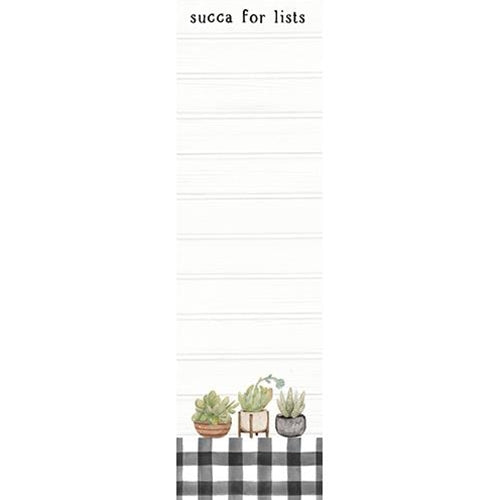 Succa For Lists Notepad (Pack of 4)