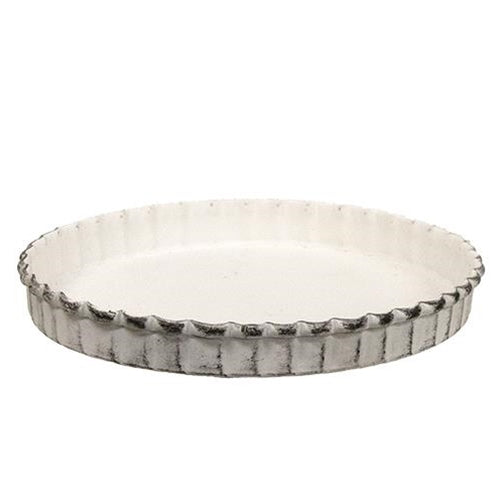 Shabby Chic Fluted Candle Pan 5" (Pack of 4)