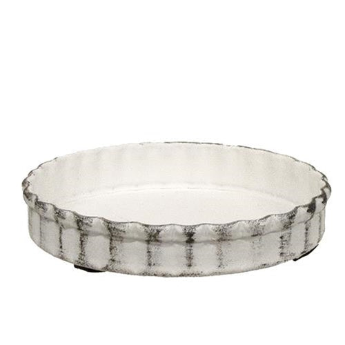 Shabby Chic Fluted Candle Pan 3" (Pack of 4)