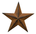 Rust & Black Finish Barn Star 12" (Pack of 4)