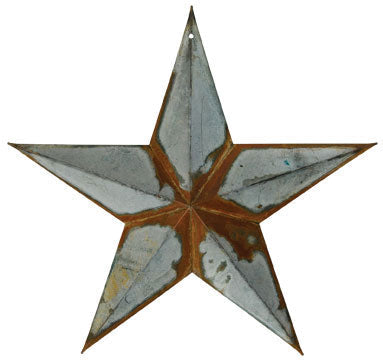 Rusty Galvanized Star 12" (Pack of 4)
