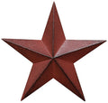 Burgundy Barn Star - 12"  (Pack of 4)