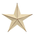 Distressed White Barn Star 12" (Pack of 4)