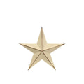 Distressed White Barn Star 3.5" (Pack of 4)
