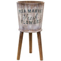 Flea Market Flower Stand
