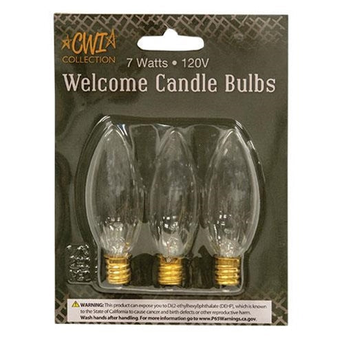 3/pk 7 Watt Torpedo Bulb (Pack of 4)