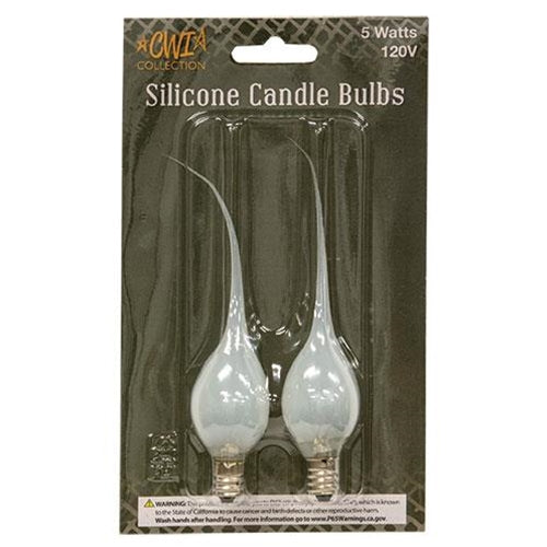 2/Pkg 5W Clear Silicone Bulbs (Pack of 4)