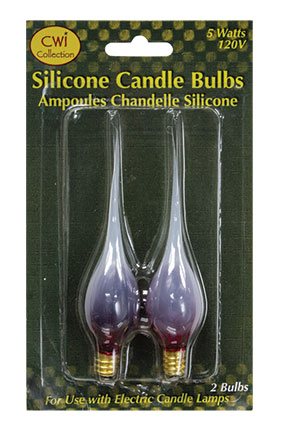 2/pk Red Silicone Light Bulbs 5W (Pack of 4)