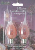 2/pk Orange Silicone Light Bulbs 5W  (Pack of 4)