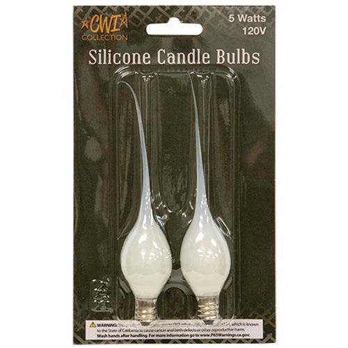 2/Pkg Warm Silicone Bulbs 5W  (Pack of 4)