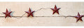 Burgundy Star Garland 60" (Pack of 4)