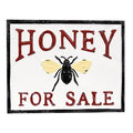 Honey For Sale Vintage Metal Wall Plaque