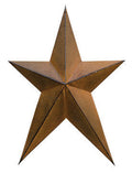Rusty & Black Finish Whimsical Star 18"