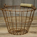 Wire Egg Basket Rusty (Pack of 2)