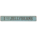 I Heart Jellybeans Engraved Block 12" (Pack of 4)
