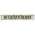Life is Better at the Beach Engraved Block 12"  (Pack of 4)