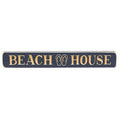 Beach House Engraved Block 12" (Pack of 4)