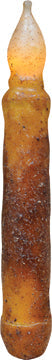 6" Burnt Mustard LED Taper (Pack of 4)