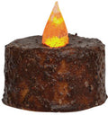 Burnt Mustard Timer Tealight (Pack of 4)