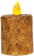 Burnt Ivory Timer Pillar 2.75" H x 2.25" Dia. (Pack of 4)