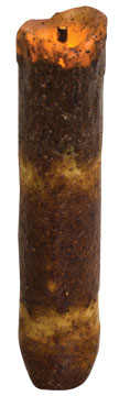 4" Burnt Ivory Drip Timer Taper (Pack of 4)