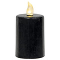 Black Gloss Pillar Candle 2.25" x 4" (Pack of 4)