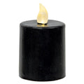 Black Gloss Pillar Candle 2.5" x 3.5" (Pack of 4)