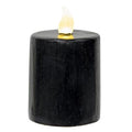 Black Gloss Pillar Candle 2.5" x 4"  (Pack of 4)