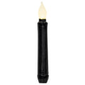 6" Black Gloss Timer Taper  (Pack of 4)