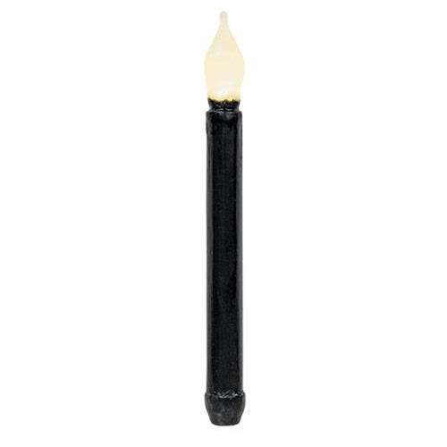 9" Black Gloss Timer Taper  (Pack of 4)