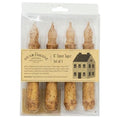 4/Pkg Burnt Ivory Timer Tapers