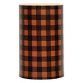 Orange Small Buffalo Check Pillar 3x5" (Pack of 2)