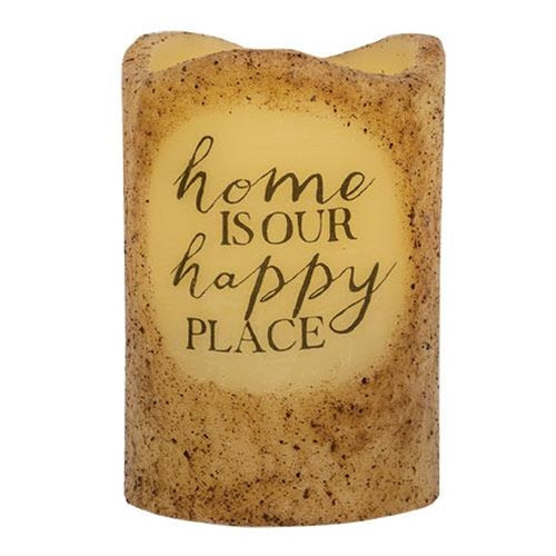 Happy Place Pillar 3x4.5" (Pack of 2)