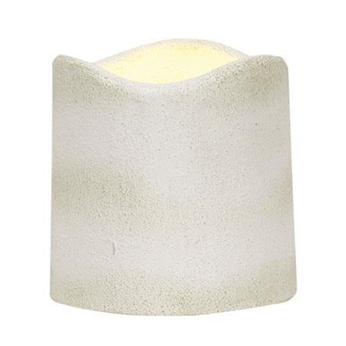 White Cement Timer Pillar-3" (Pack of 2)