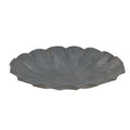 Graywashed Tin Fluted Candle Pan 3.5" (Pack of 4)