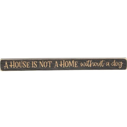 A House Is Not A Home Engraved Block 18"  (Pack of 4)